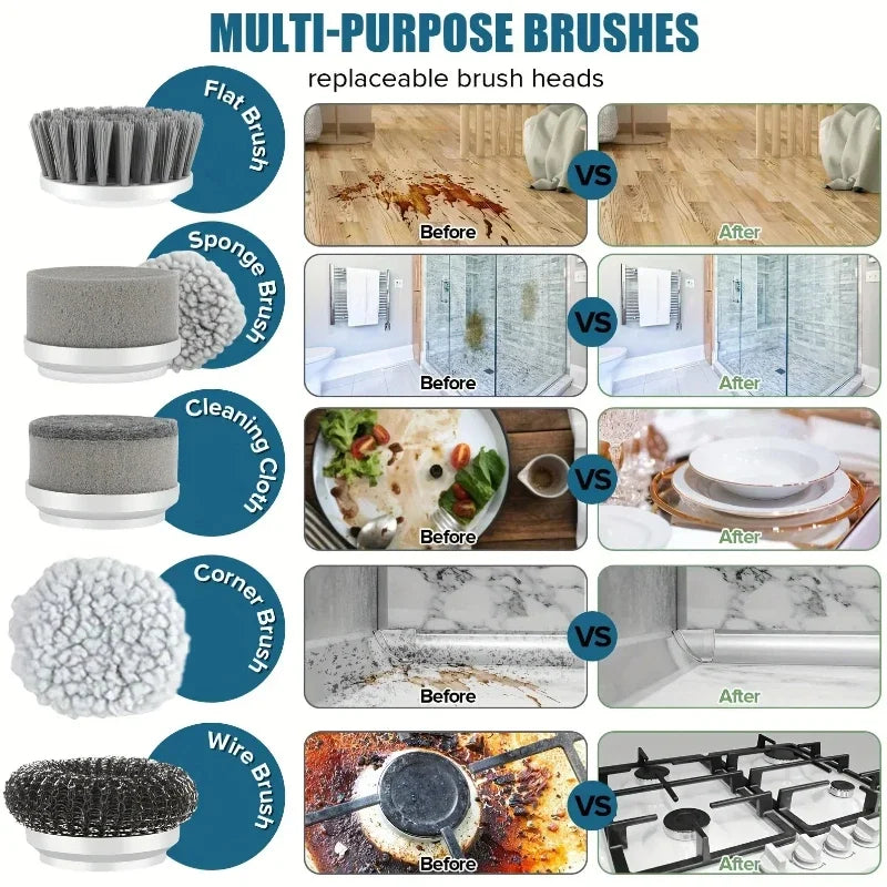 TidyBuddy™ Electric Spin Scrubber