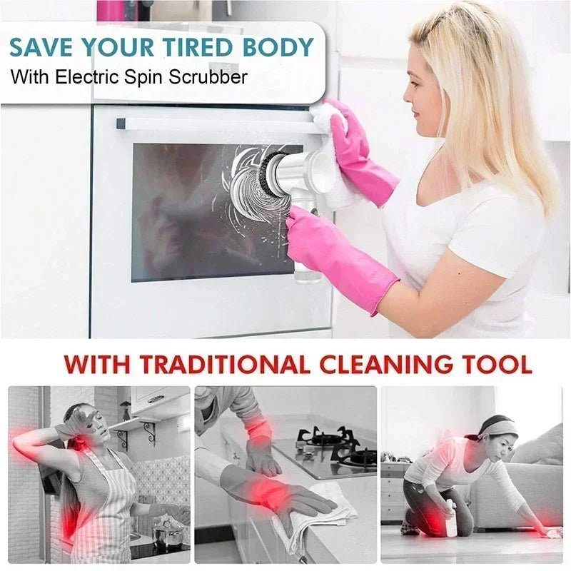 5 In 1 Electric Cleaning Brush